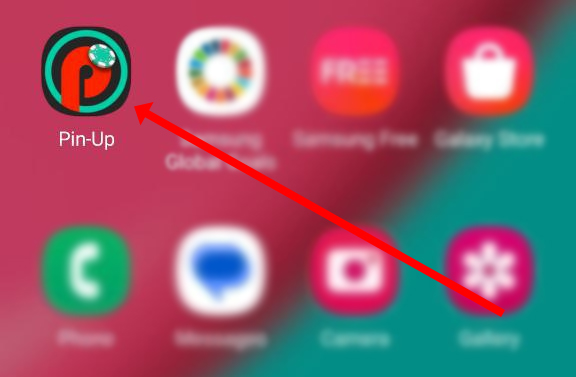 marca el icono de la App Pin Up en el escritorio de tu teléfono