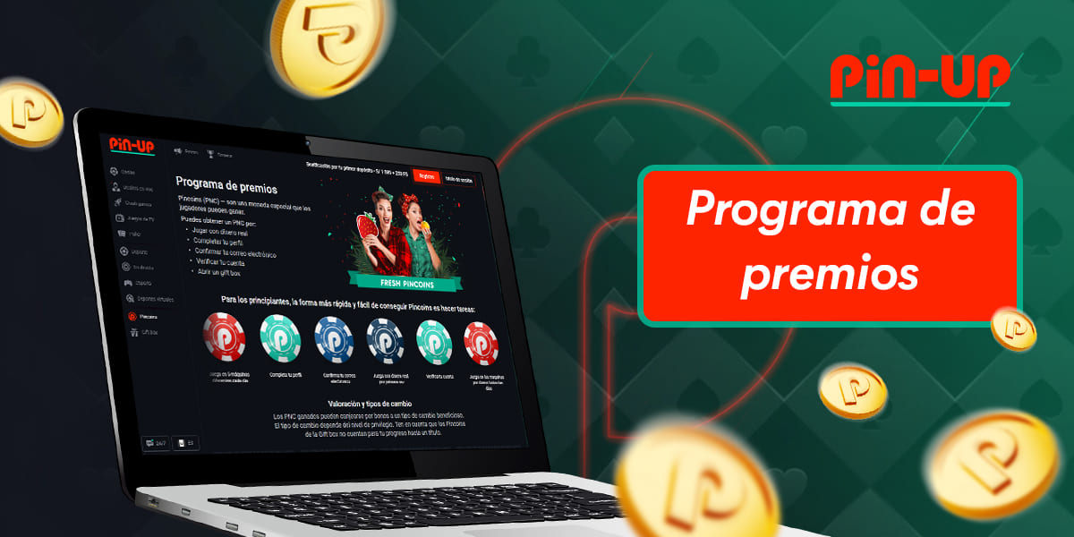 Programa de recompensas del casino en línea Pin Up para usuarios peruanos